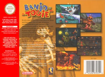 Banjo-Tooie (Australia) box cover back